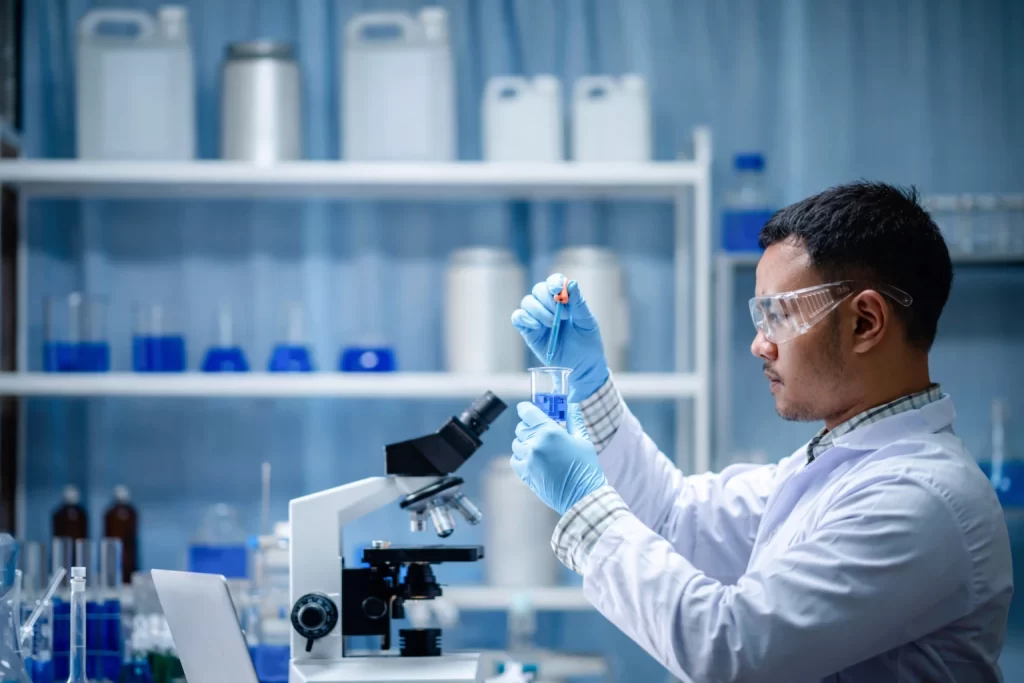 Laboratory analysis for gut health testing Laboratory analysis used in functional medicine gut health tests