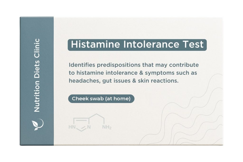 Histamine Intolerance Test home kit: genetic test, cheek swab at home